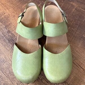 Women’s Dansko Green Clogs